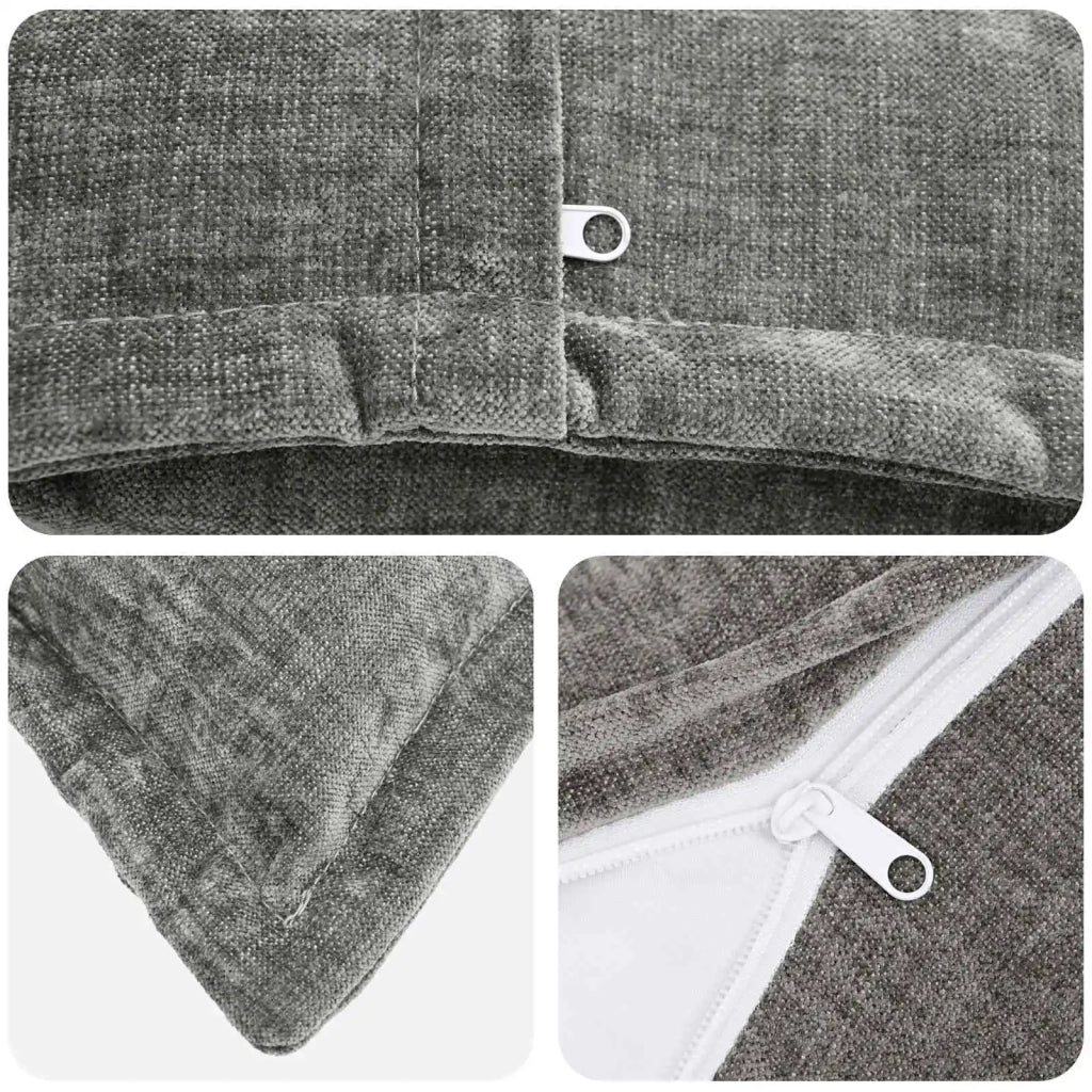 Federa HEERLEN Grigio Scuro 40 x 145 cm Tessuto Chenille 908921