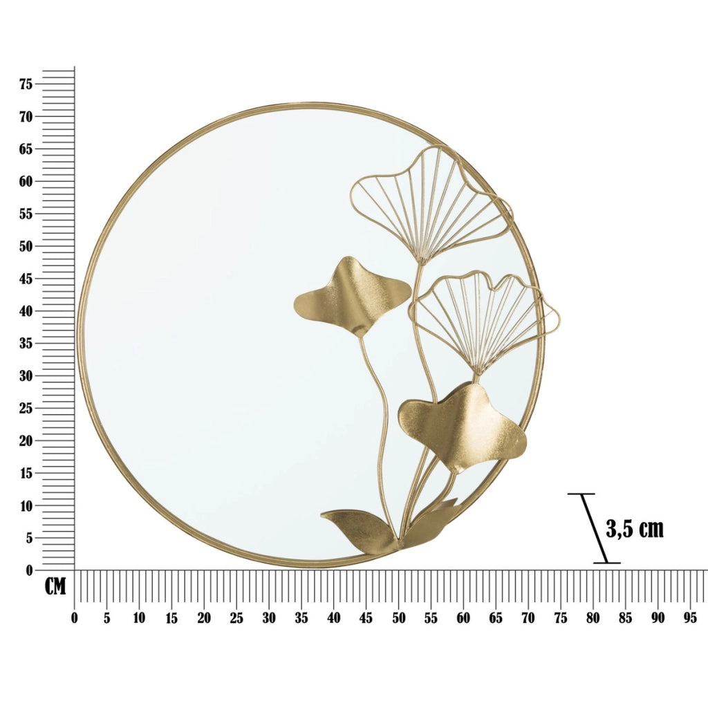 Specchio con Cornice VKH490, Oro, Metallo, 75x3,5x72 cm