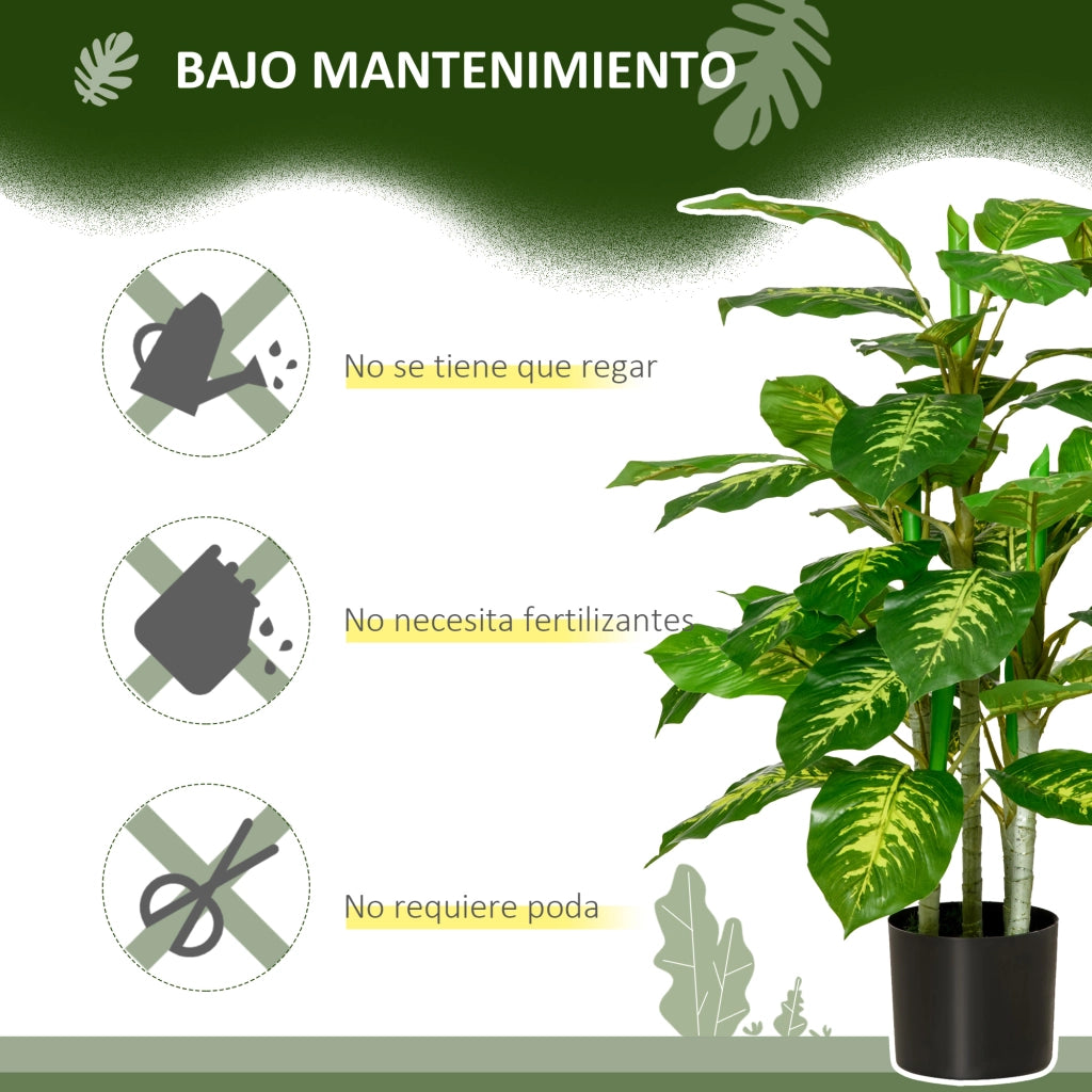 Pianta Artificiale Aglaonema ¨C Minimal ¨C 95 cm Verde