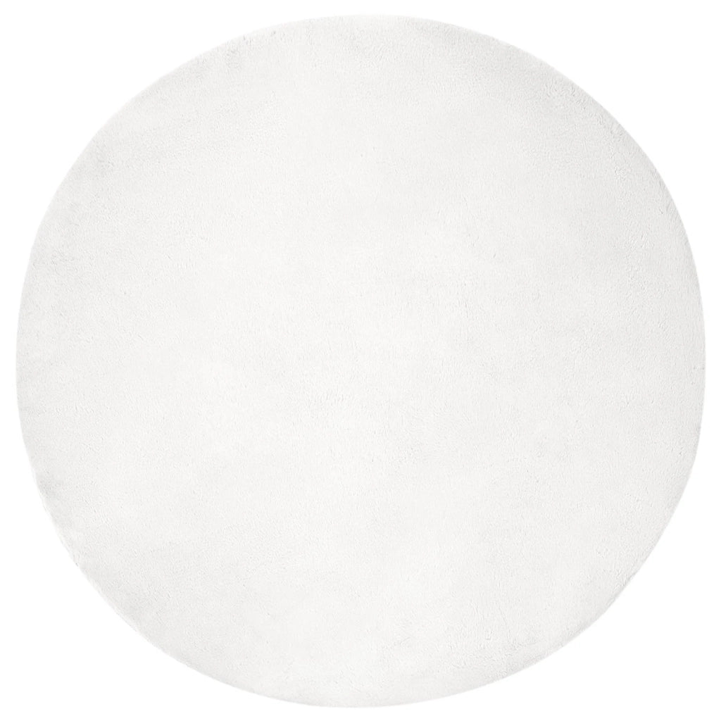 Tappeto antiscivolo in sintetica di coniglio OLITE Bianco 42021625