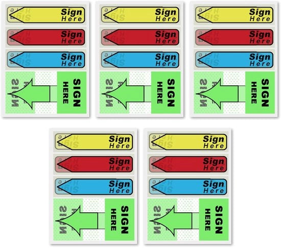 Etichette 500 pezzi - Etichettatura Personalizzata - Sticker con Bandiera o Data - Etichette per Tabbladen - Dispensatore - Materiale BOPP - Dimensioni 7,8x0,2x5,1cm - Etichetta