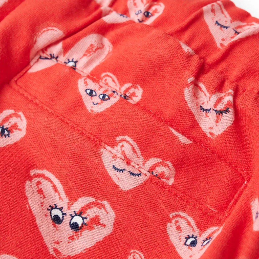 Pantaloncini per Bambini con Coulisse Rossi 140 11238
