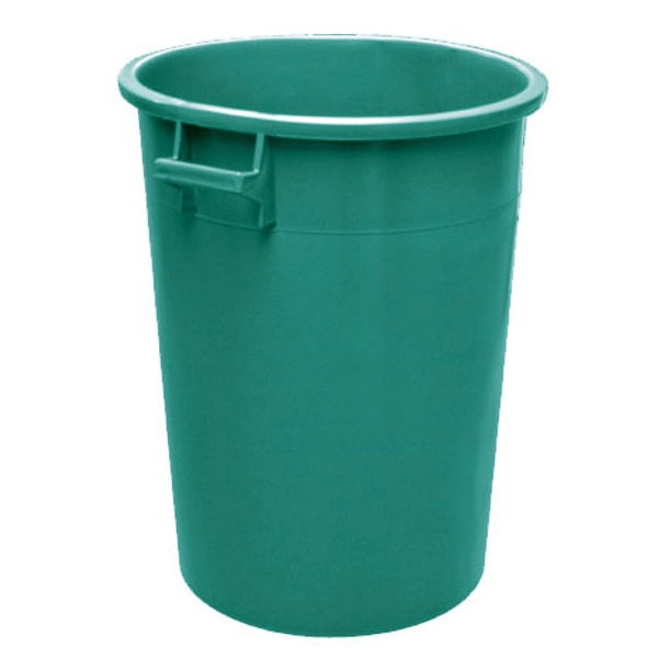 BIDONE PER RIFIUTI VERDE 50 lt - Ø 40x47,5h