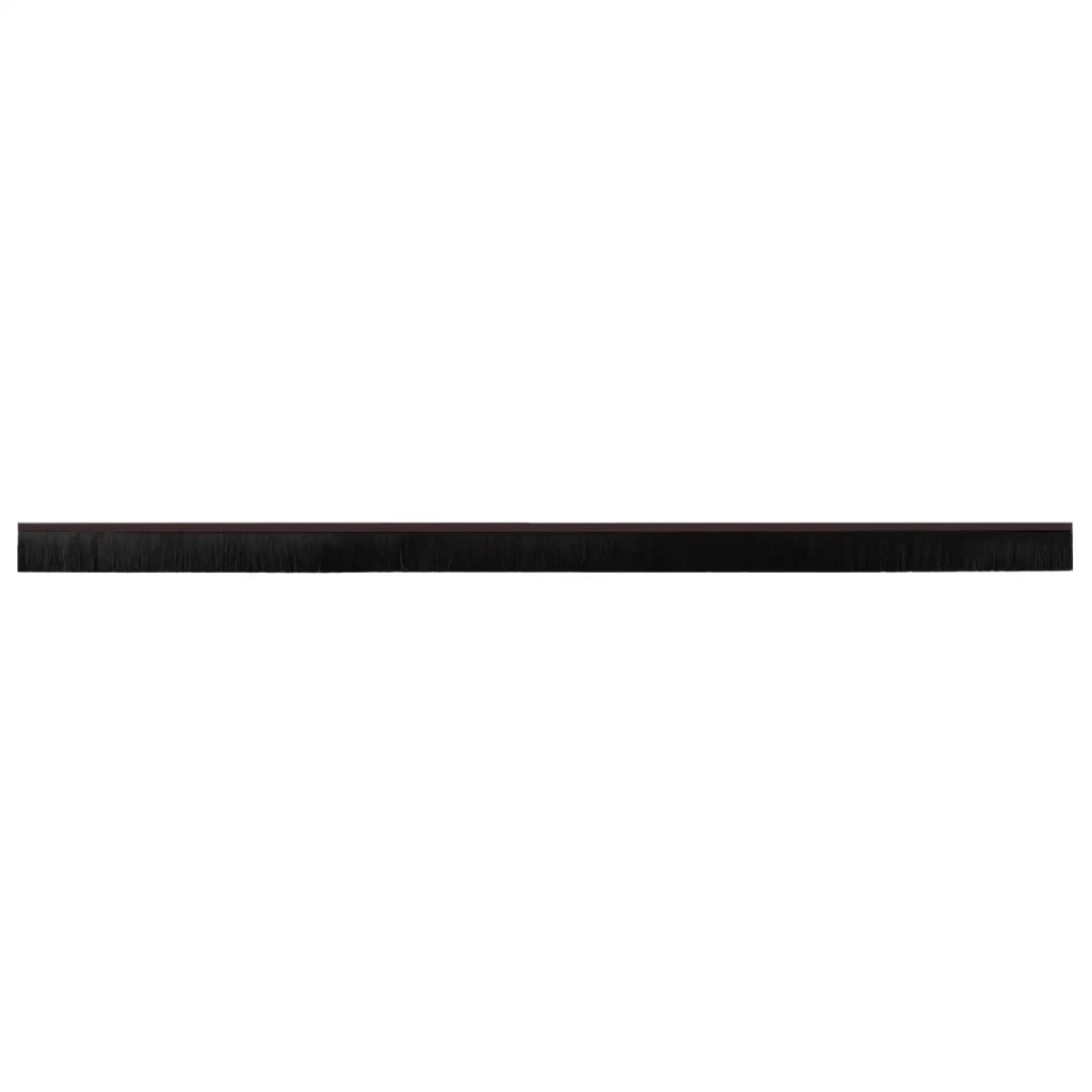 Spazzole per porte autoadesive 2 pcs Marrone 100 cm 42019426