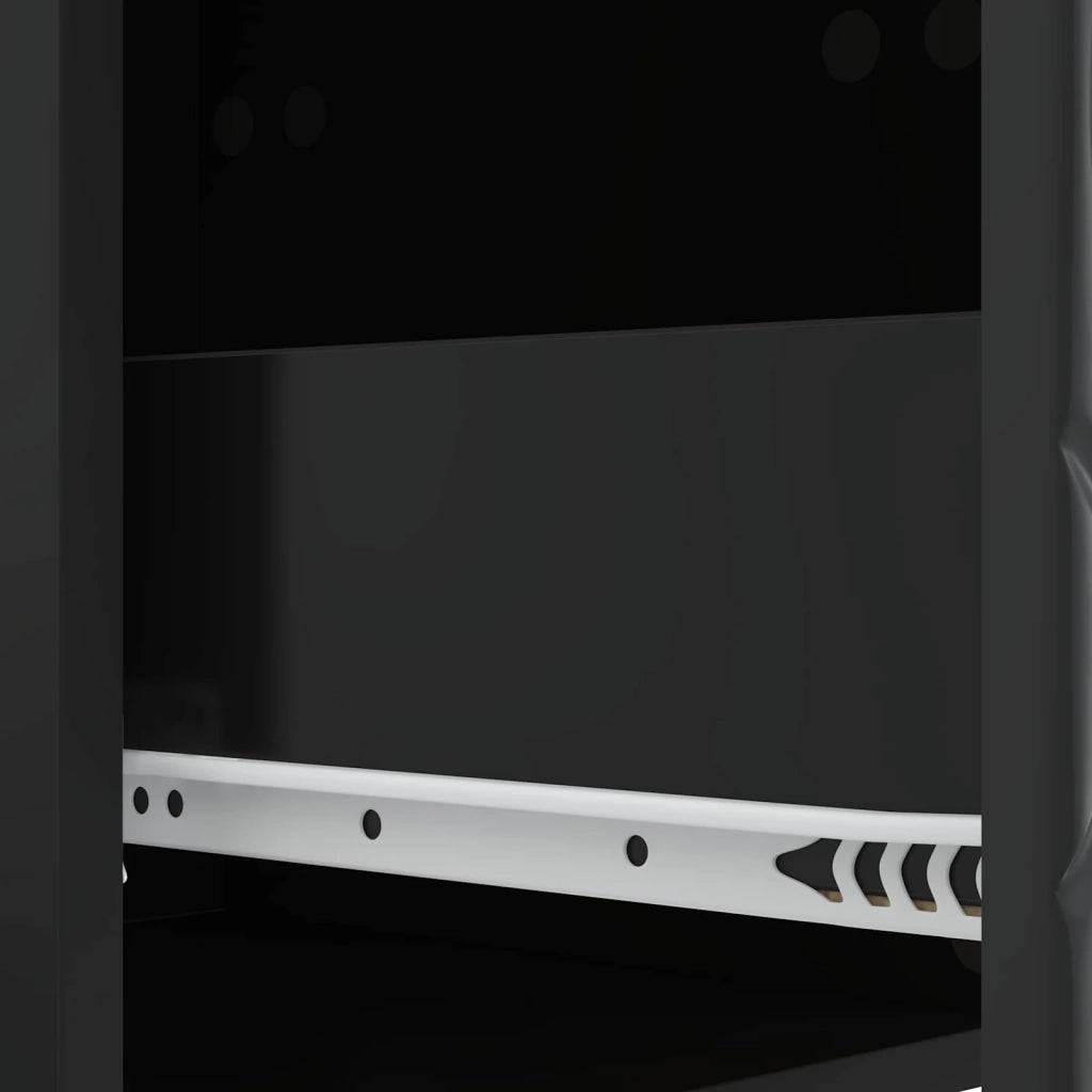 Mobiletto da notte a muro Nero 34,5 x 33 x 40 cm 898807