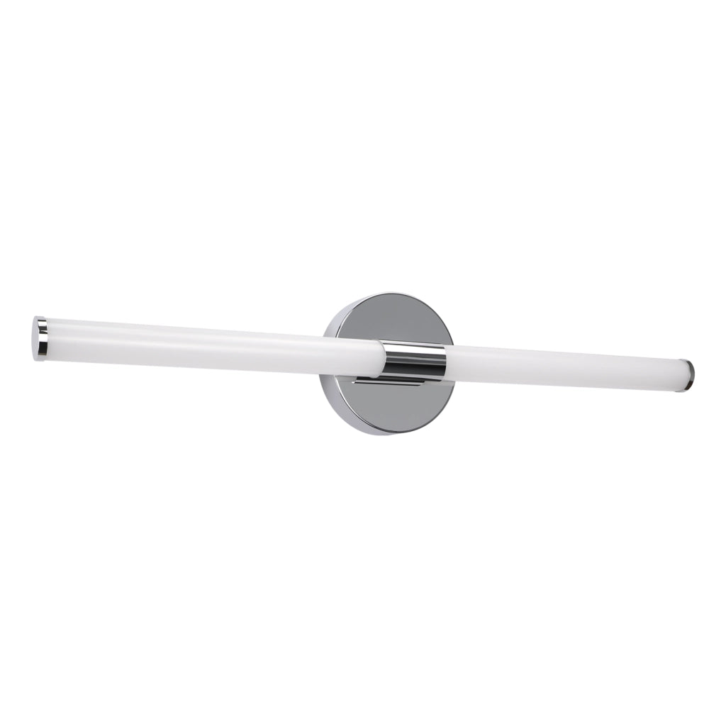 ZMH Lampada da Specchio LED a Parete 8W 60 cm 4000K Luce Neutra Moderna IP44 Cromata per Armadio da Bagno Cantina Cucina