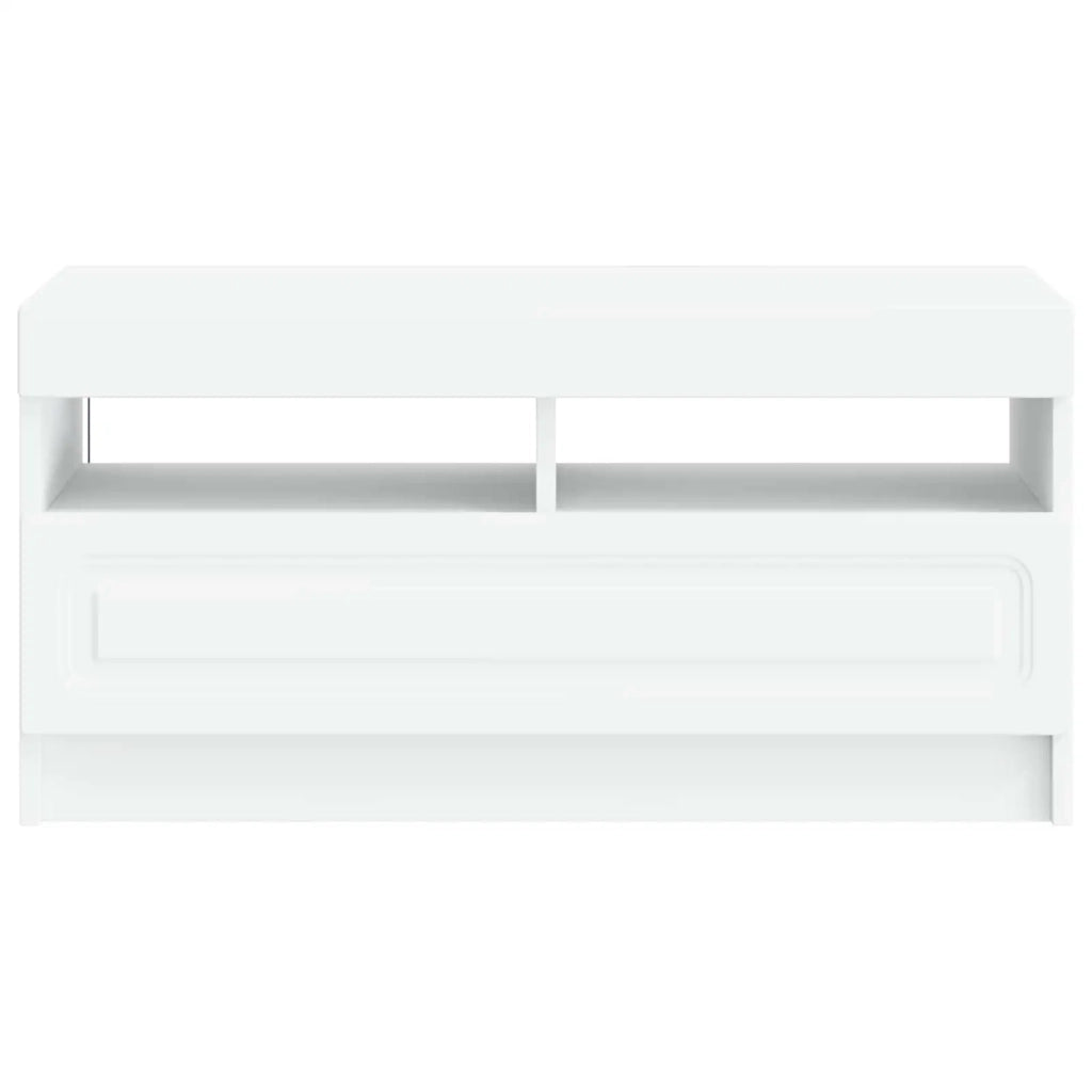 Mobile TV LED Bianco Legno ingegnerizzato 897875