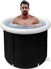 Bagno di ghiaccio espandibile - Diametro 80cm - Nero