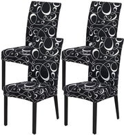 Set di sgabelli da tavolo pieghevoli per sala da pranzo - set di 4 - polyester - confortevole