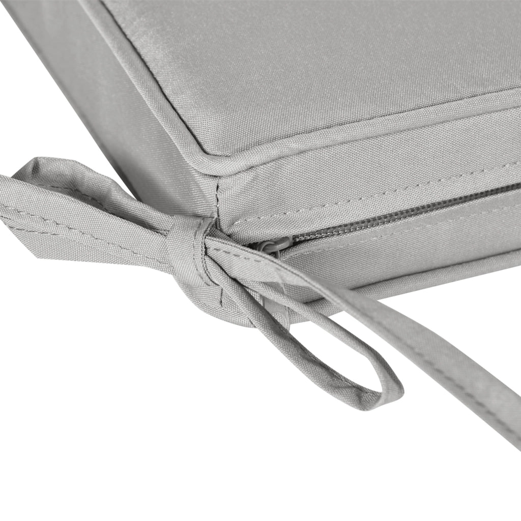 Cuscini per Poltrona da Giardino ¨C Minimal ¨C Grigio Chiaro 5 cm Poliestere