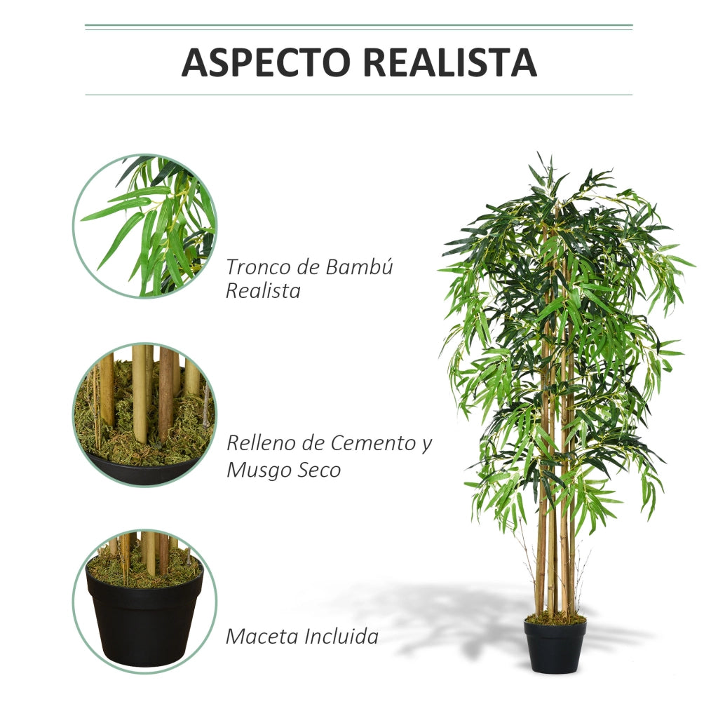Pianta Artificiale Bamb¨´ ¨C Minimal ¨C Verde ?18x150 cm