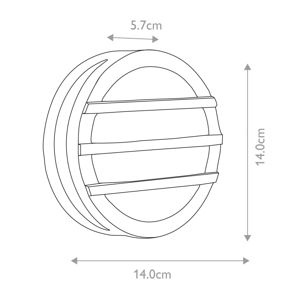 Applique esterna Elstead Ano IP54 GX53 LED 5,7W grafite