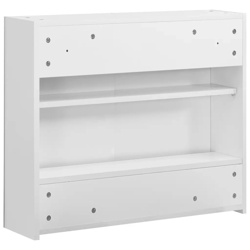 Armadietto a Specchio Bianco 80x15x60 cm in MDF 325186