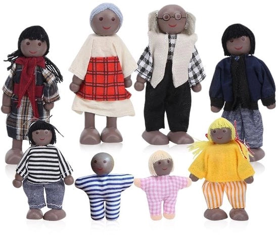 Set di Famiglia di Burattini da 8 Pezzi - Casa di Legno per Burattini - Burattini Flessibili - Set di Giocattolo per Bambini - Accessori per Casa di Burattini - Giocattolo Regalo - Giocattolo Burattini

Modello: 
Specifica tecnica: 
Codice prodotto: