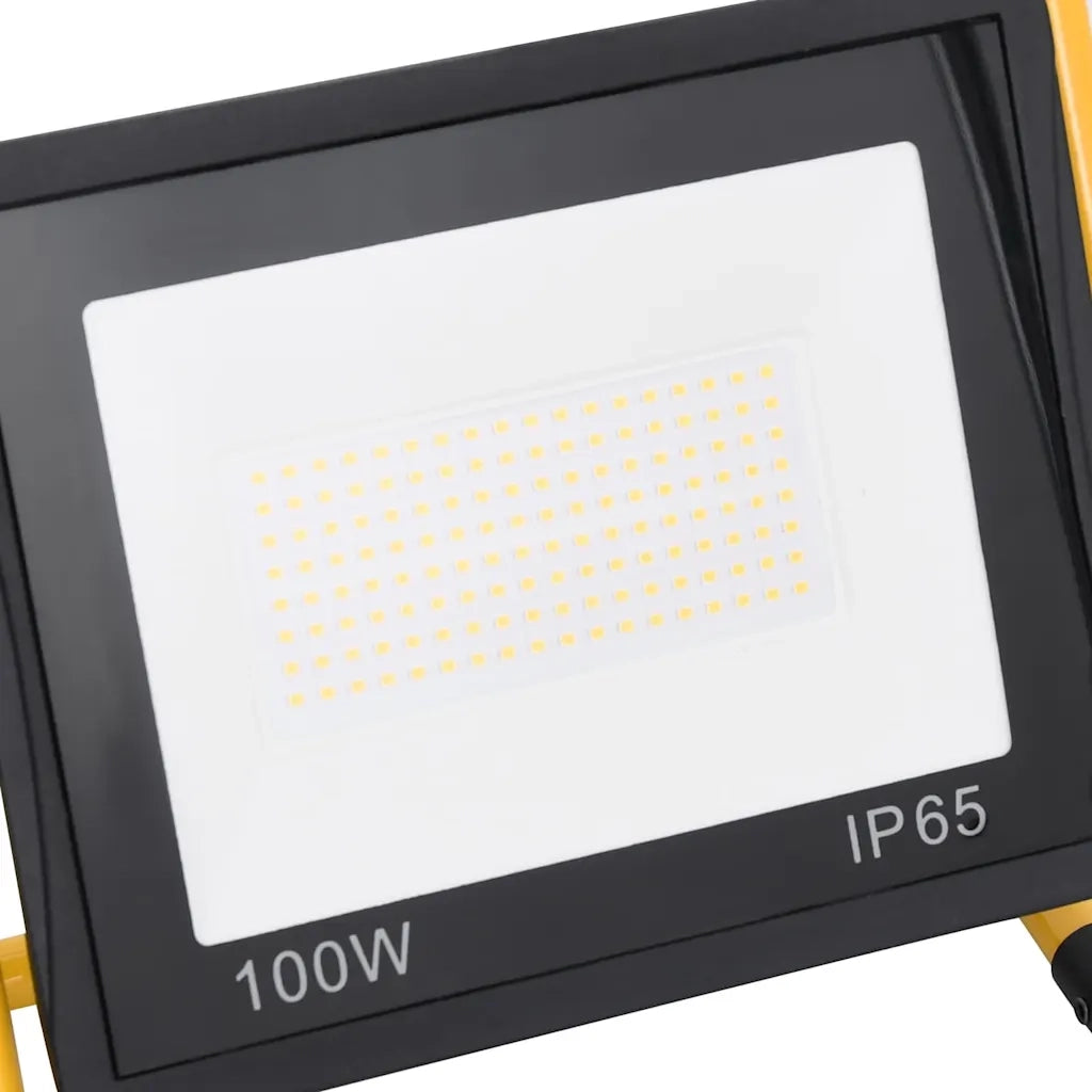 Faretto a LED con Maniglia 100 W Bianco Caldo 149637