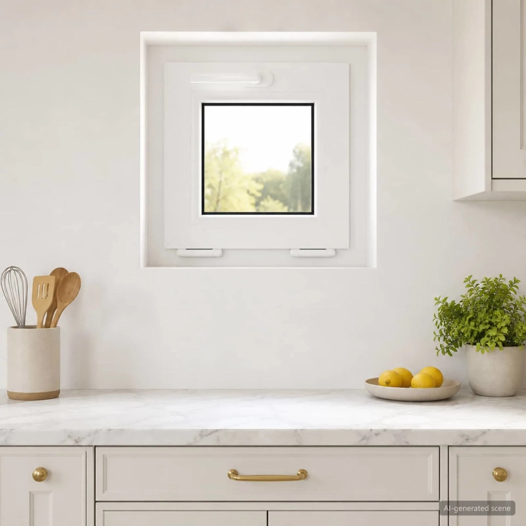 Finestra a Ribalta per Seminterrato RISOR 40 x 40 cm 42047754