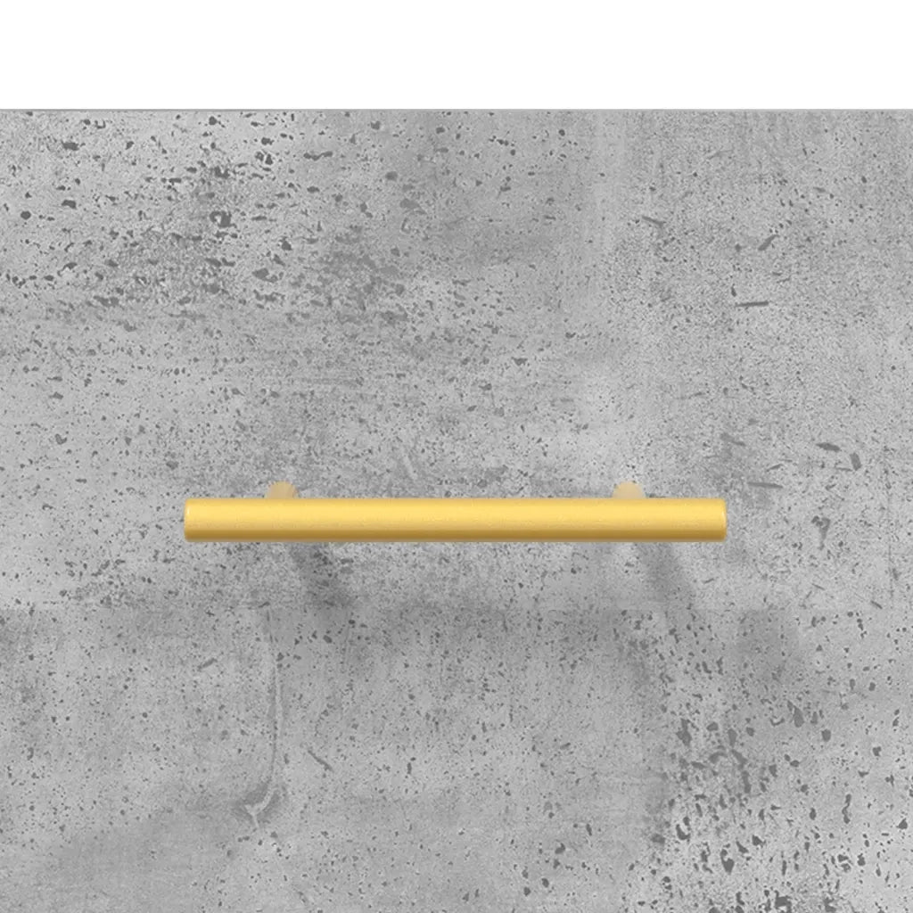 Comodino a Muro Grigio Cemento 35x35x20 cm 829796