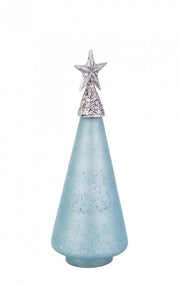 Pino vetro Glow azzurro opaco con stella H34