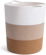 Mand per Bambino Grande, Bianco e Camel, Dimensioni: 40 x 35 x 45 cm