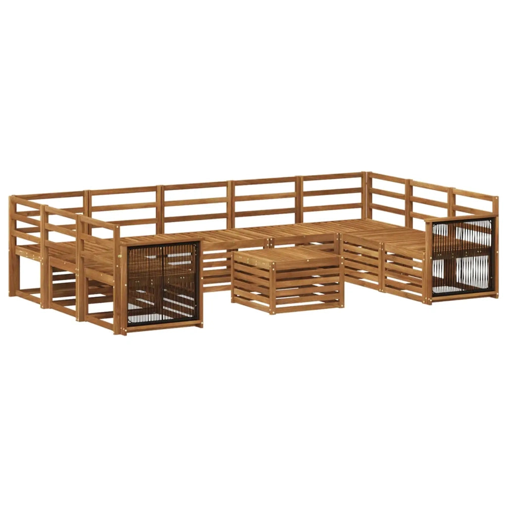 Set divani Legno di Acacia Massello 3384860