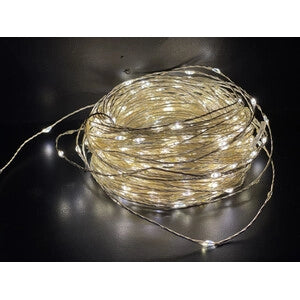 CATENA LUMINOSA  500 GOCCE LED BIANCO CALDO