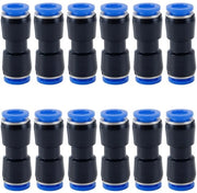 12 pezzi riduttore pneumatico da 8 mm a 10 mm con rapida serratura