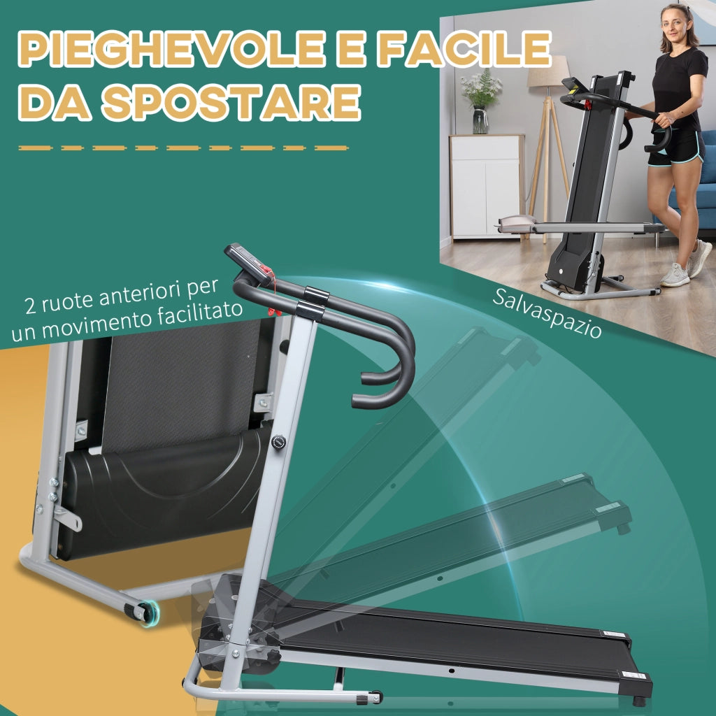 Tapis Roulant Pieghevole Elettrico ¨C Minimal ¨C Nero