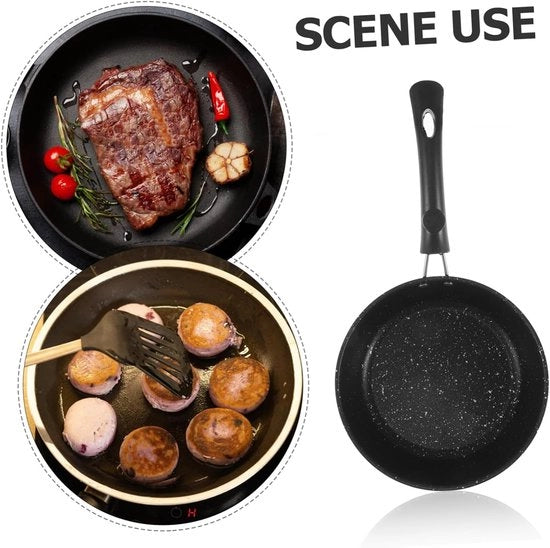 Piatto per omelette con superficie antiaderente - Nero
