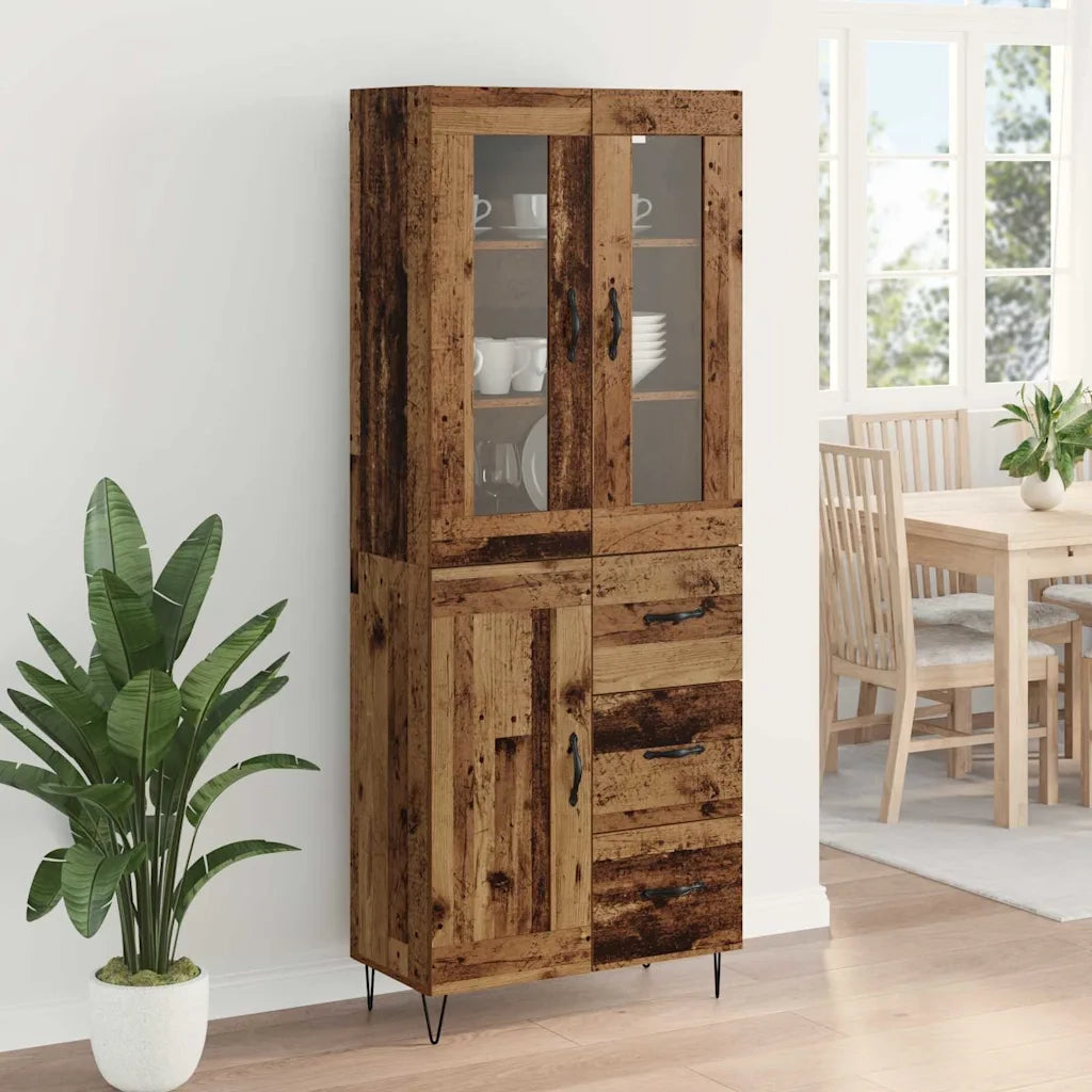 Credenza Legno vecchio 69,5 x 34 x 90 cm Legno multistrato