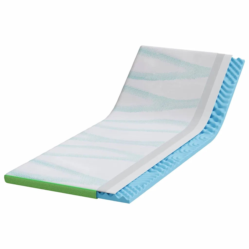 Topper per materasso-Materassino Bianco e Verde 80 x 200 cm 855744
