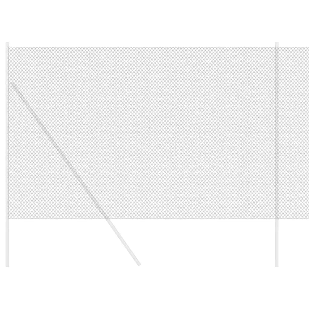 Recinzione Esagonale Grigio 1,6 x 100 m PVC 42005622