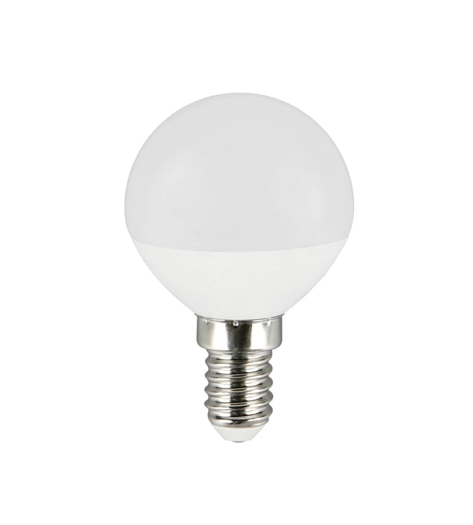 Lampadina LED E14 3W 250 lm sferica bianca luce calda