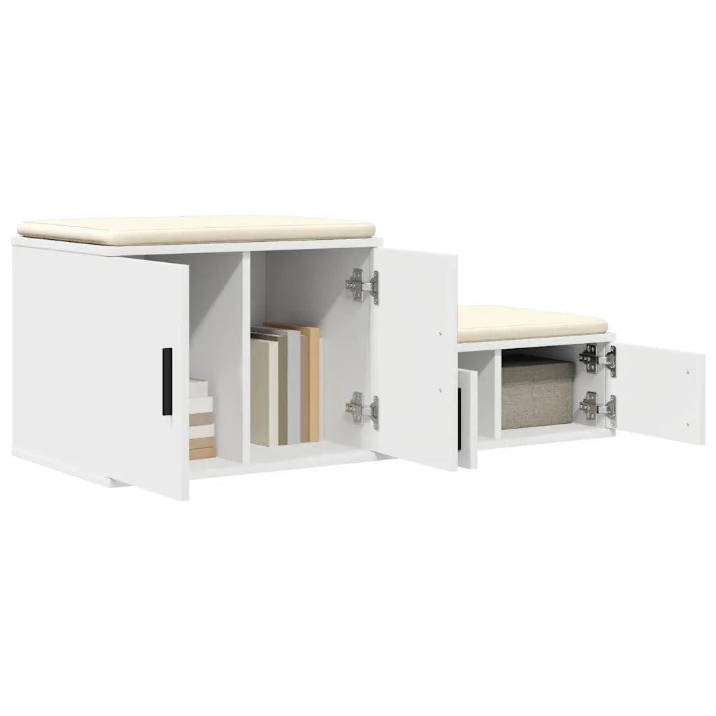 Armadio 2 pz Bianco 103 x 41 x 40 cm Legno multistrato CFW5932984