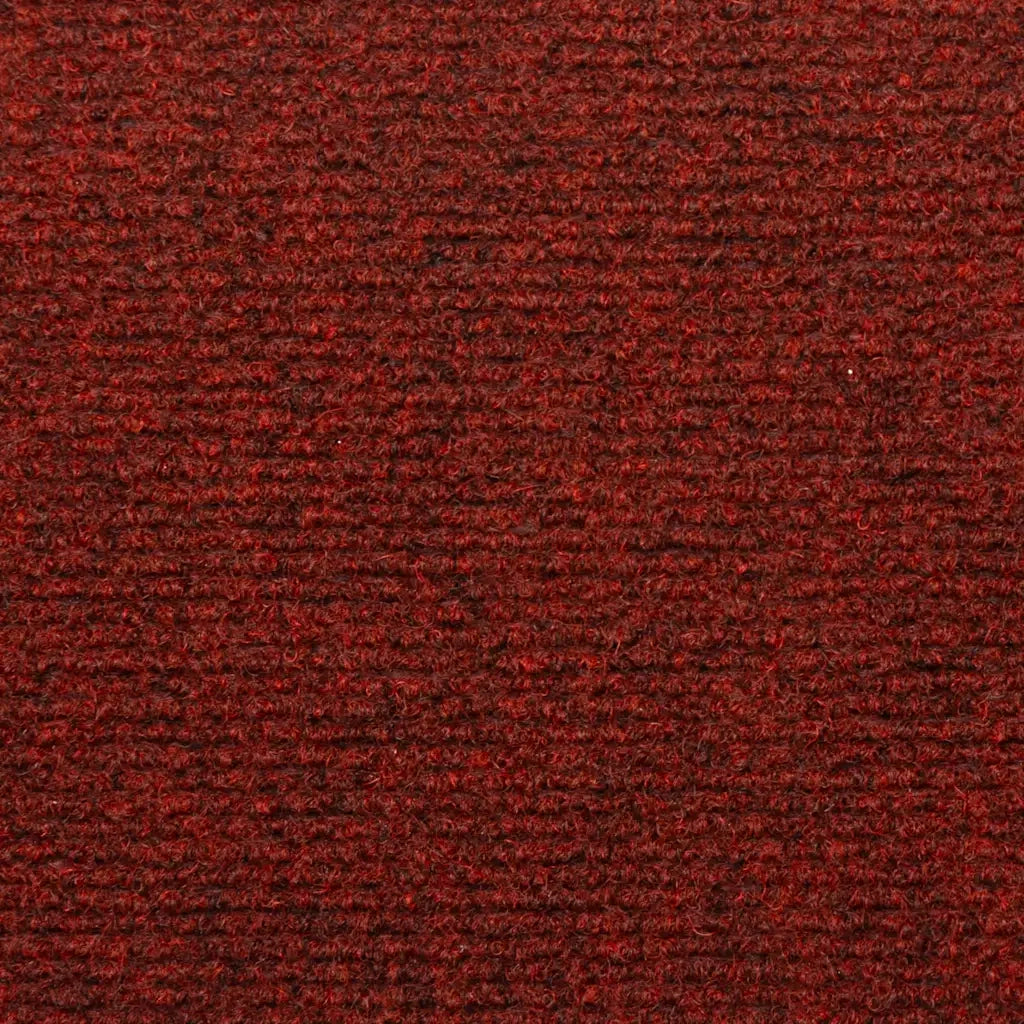 Tappetini per scale autoadesivi 30 pz 65x21x4 cm Bordeaux Rosso Bordo rettangolare 3365695