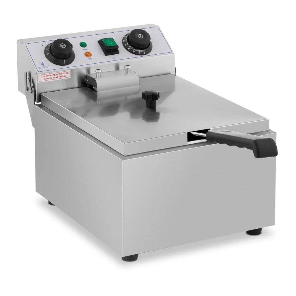 Friggitrice elettrica professionale per ristoranti 1 x 10 litri timer 14_0001775