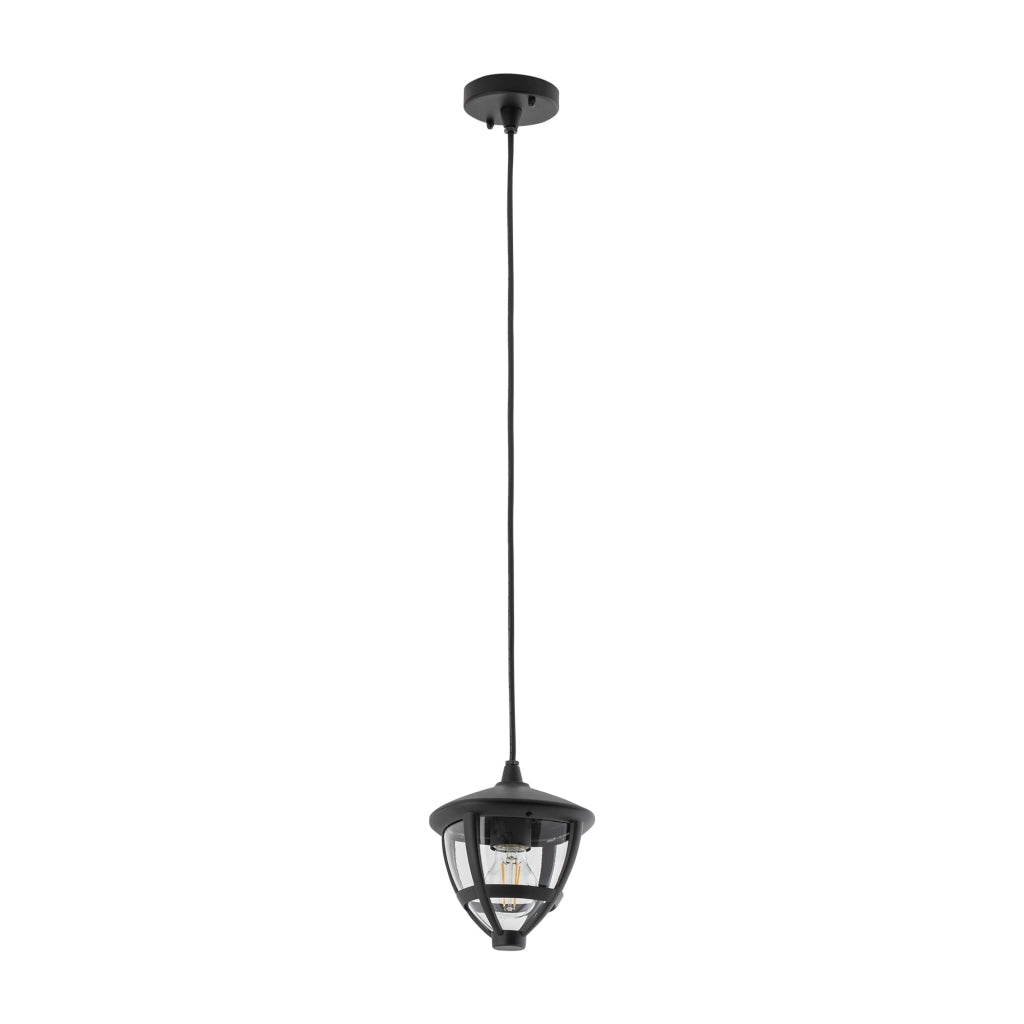 Lampada sospesa esterna moderna nera Nowodvorski AMELIA E27