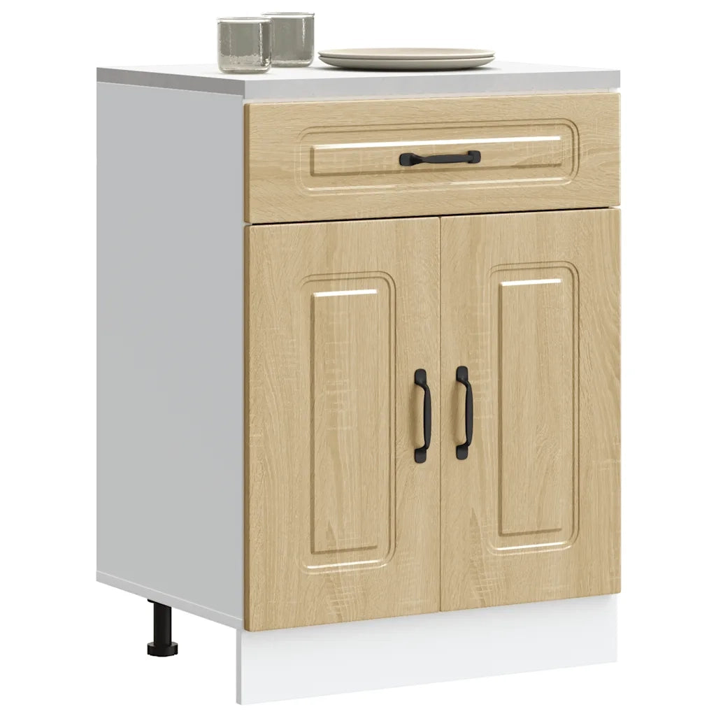 Pensile da cucina | Base da Cucina Kalmar Rovere Sonoma in Legno Multistrato