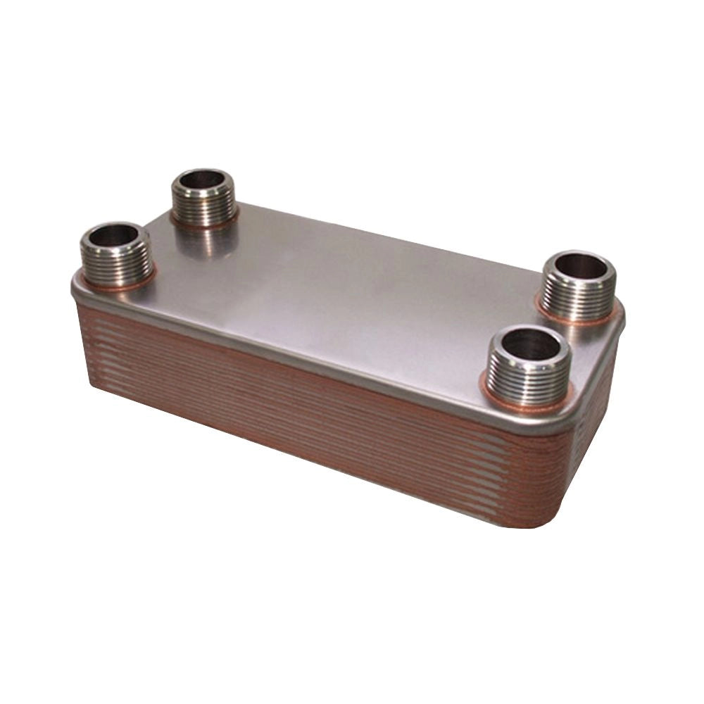 Scambiatore di Calore 40 Piastre Saldobrasato Pacetti 4x3/4" M Inox Caldaia BV18