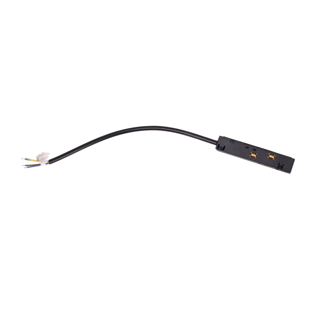 Terminale alimentazione per binario MICRO11 nero 48V Maxlight