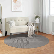 Tappeti per area Rotondo GALATI Grigio Ø 120 CM Poliestere 42022827