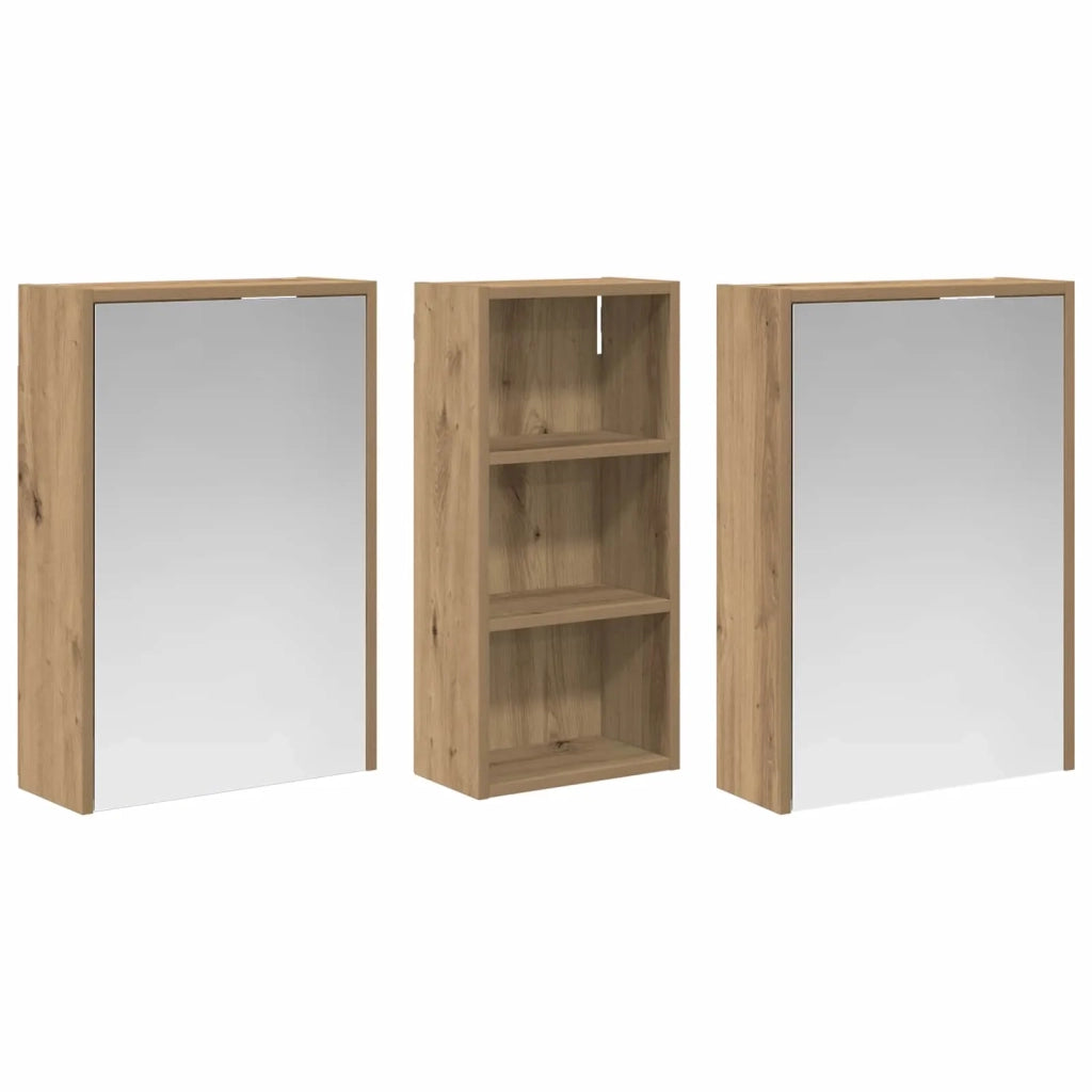Set di Armadi da Bagno 3 pcs 116 x 16 x 62,5 cm 3403815