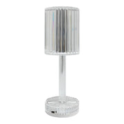Lampada da tavolo LED trasparente USB-C CCT Milagro