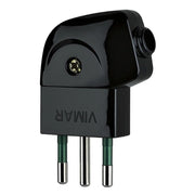 SPINA 2P+T 10A S11 90° NERO