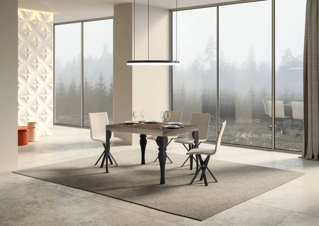 Tavolo Allungabile 140-224x80x77 cm Paxon Noce