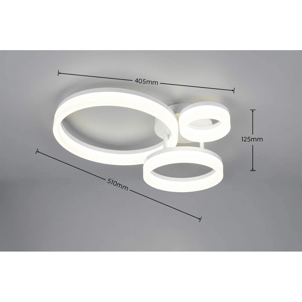 Scope Plafoniera LED Triplo Cerchio GD Trio