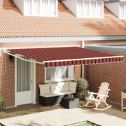 Tenda Retrattile Arancione e Marrone 400 × 300 cm 3330514
