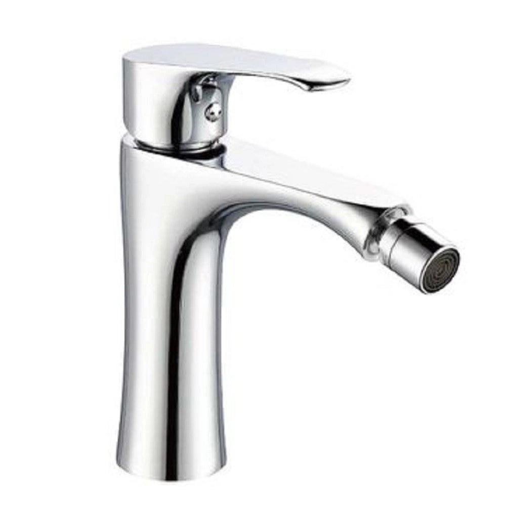 Trade Shop - Rubinetto Bidet Miscelatore Monocomando Design Moderno Cromato Classic Love52789 -