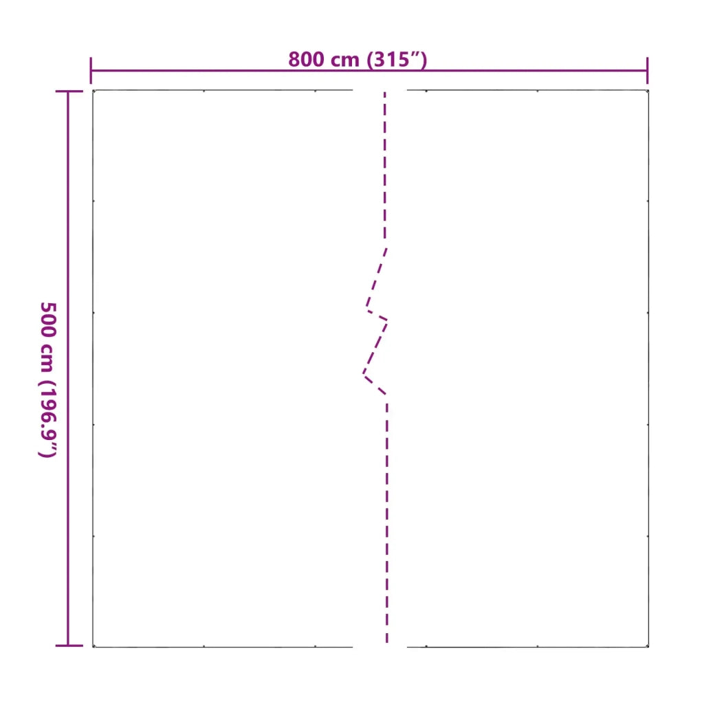 Copertura per Piante Trasparente 5 x 8 m PVC 3429359