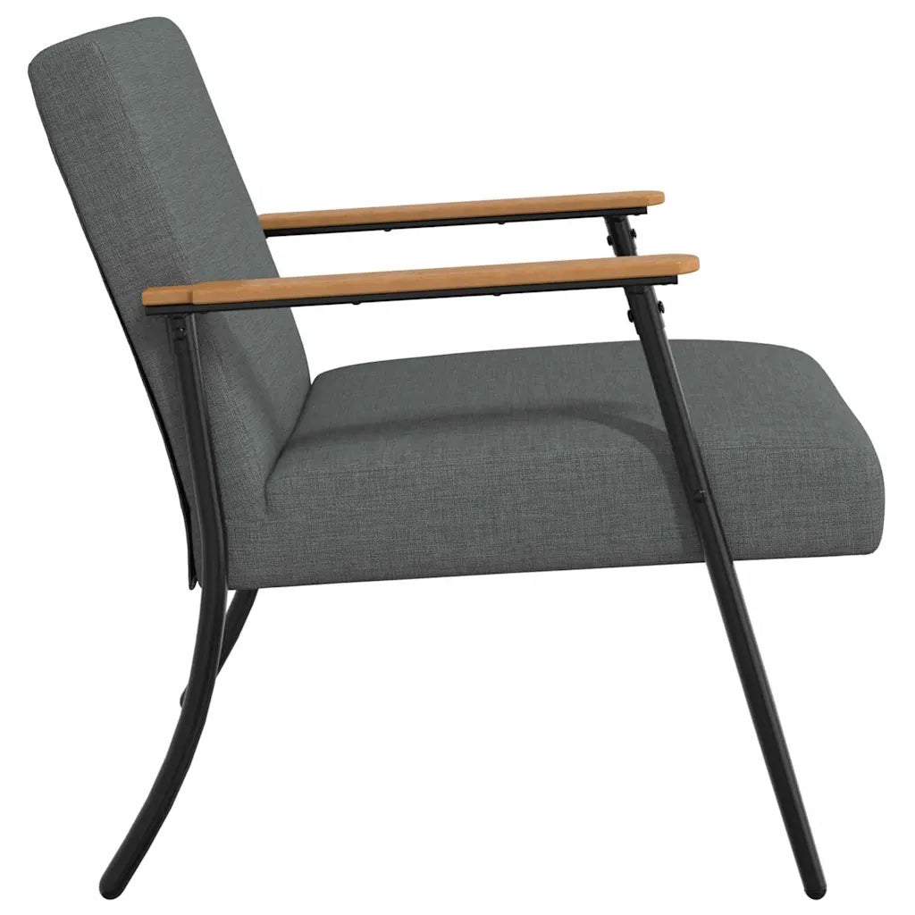 Poltrona | Sedia Relax Grigio scuro Tessuto
