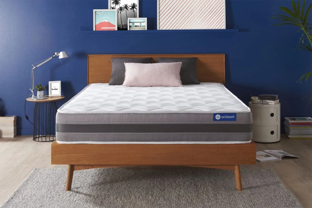 Materasso Actiflex relax 130x220cm - Spessore : 24cm - Molle insacchettate e memory foam - Moderatamente rigido